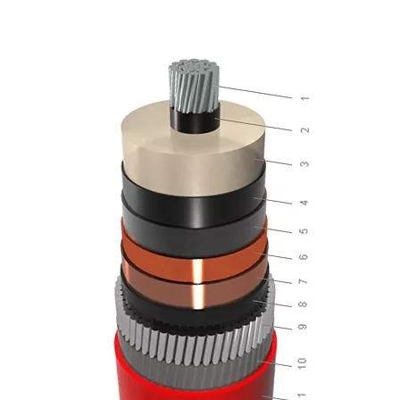 NA2XSR(AL)Y-1 kjerne AL XLPE PVC med AWA rustning